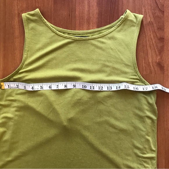 AUGUST SILK | Green High Low Sleeveless Top With Silky See-Through Back Size S - Picture 9 of 11